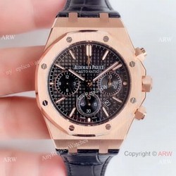 BF Swiss Audemars Piguet Royal Oak 26331OR Rose Gold Black Watch Super Clone