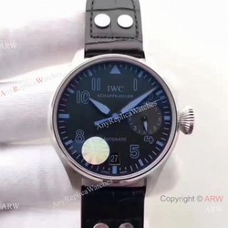 New IWC Big Pilots 7 days Muhammad Ali Watch  SS BlueBlack Dial