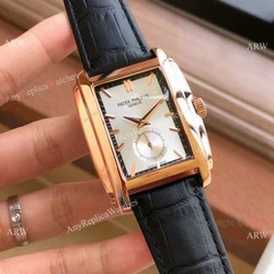 2019 Copy Patek Philippe Gondolo Rose Gold White Watches