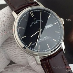 Replica Vacheron Constantin Geneve Day-Date watches Black Dial 39mm