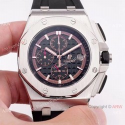 Copy Audemars Piguet Royal Oak Offshore SS BlackRed Face watch  New Style