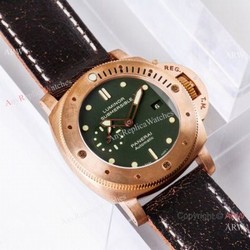 (VS) 1-1 Swiss Copy Panerai Luminor Submersible P9000 Bronzo Watch Pam382