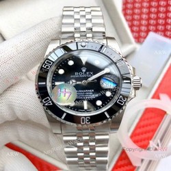 NEW UPGRADED Stianless Steel Black Dial Jubilee Strap Rolex Submariner Watch 40mm
