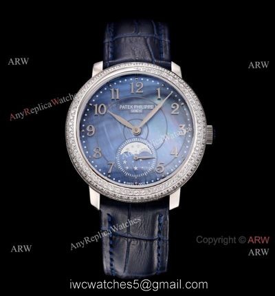 2020 New Patek Philippe Complications 4968r Replica Watch Blue Mother of Pearl Dial watches