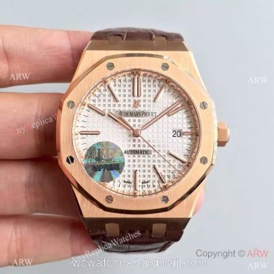 1:1 JF Factory Watch Royal Oak Audemars Piguet Replica Rose Gold Watch watches