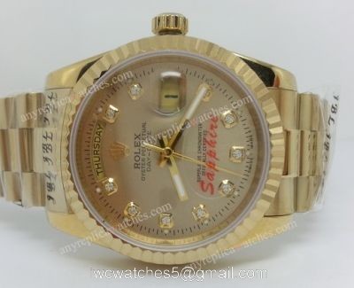 Rolex Day-Date Watch Gold Presidential Replica Men Watch watches