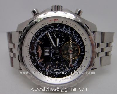 Breitling 1884 Bentley Mulliner Tourbillon Replica Watch For Sale Black Dial watches
