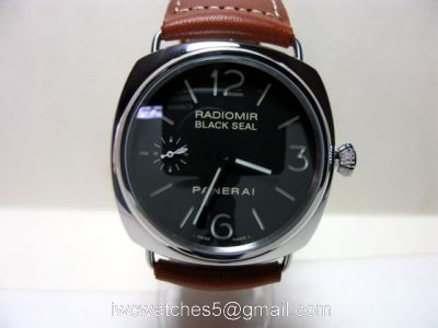 PANERAI RADIOMIR AUTOMATIC REPLICA WATCH BROWN LEATHER STRAP watches