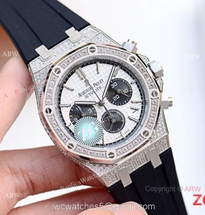 Iced Out Audemars Piguet Royal Oak VK Chronograph Watch 45mm watches