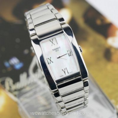 Tissot Trend Stainless Steel Watch / White MOP Dial Ladies Watch watches