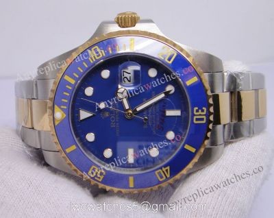 BP Factory 41mm Rolex Submariner Watches 2-tone blue Ceramic Bezel Replica watch watches