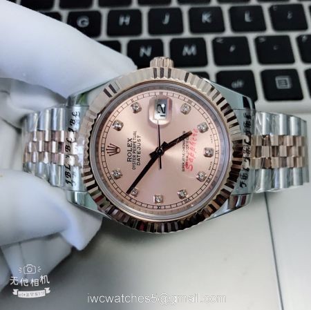High Quality Rolex Datejust Jubilee Watch Rose Gold Face 40MM Mens watches