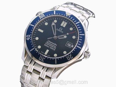 Omega Replica Watches James Bond For Dale Omega Seamaster Blue Dial Automatic Watch watches