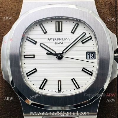Highest Quality Swiss Patek Philippe Nautilus PPF V4 White Dial Watch 40mm watches