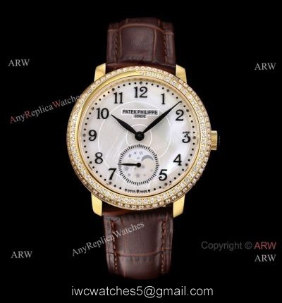 Swiss Copy Patek Philippe Complications Moonphase 4968R Watch Gold Case watches