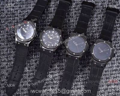 Copy Hublot Classic Fusion All Black Mens Watch AAA Quality watches