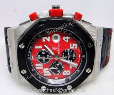 AUDEMARS PIGUET Royal Oak Chronograph Black Eye Red Face watches