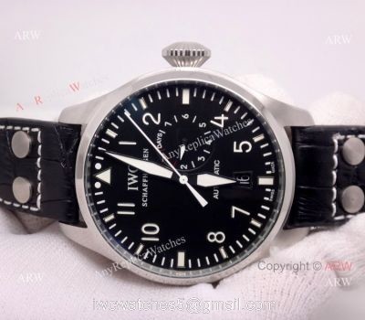 IWC Big Pilot Automatic Replica Watch SS Black 45mm watches