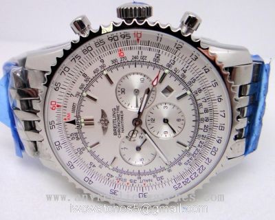 Breitling Copy Watches China Made Breitling chronometer Navitimer Silver Face Watch 42mm watches