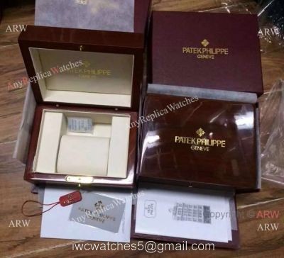NEW Patek Philippe Box Replica Polished Red Wood Patek Philippe Watch Replica Boxes watches