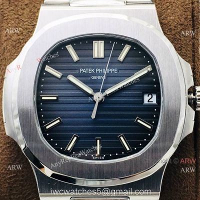 Highest Quality Patek Philippe Nautilus PPF V4 Watch Stainless Steel Blue Dial watches