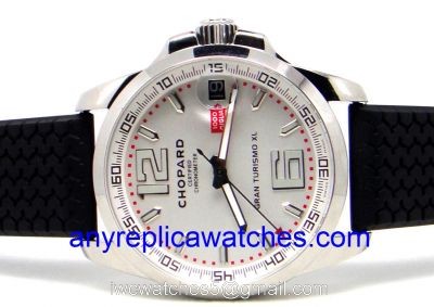 Replica Chopard Gran turismo Watch XL Gray Dial w/rubber band watches