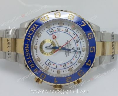 Rolex Yachtmaster II 2-Tone Yellow gold 44mm w/ Working Sub-dial |Replica Watch watches