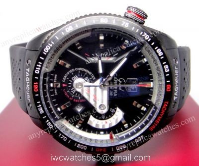 TAG Heuer Grand Carrera Calibre 36 Fiyat Black rubber Strap Watch watches