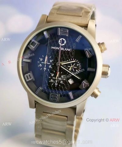 Mont Blanc Clone Timewalker Titanium Case Watch Low Price watches