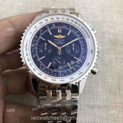 Breitling 1884 Chronometre Navitimer 01 Blue Face Watch 46mm or 42mm watches