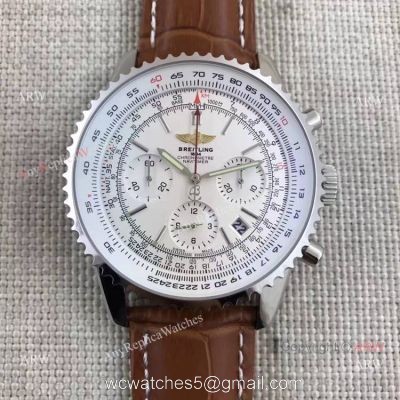 New Copy Breitling Navitimer SS White Chrono Face Watch watches