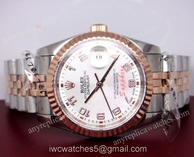 Rolex Datejust Watch Two Tone Rose Gold Jubilee / Arabic watches