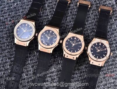 Newest Replica Hublot Classic Fusion Watches Rose Gold 42mm watches