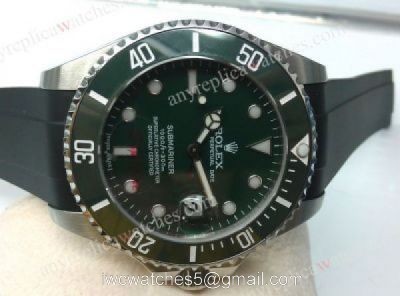 High Quality Rolex Submariner Green Replica Watch Green Ceramic watches