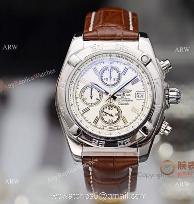 Fake Breitling Chronomat Chronograph Watches White Face watches