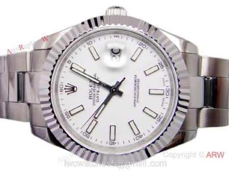 NEW UPGRADED Rolex Datejust II Watch / AAA Grade / SS Oyster White Face watches