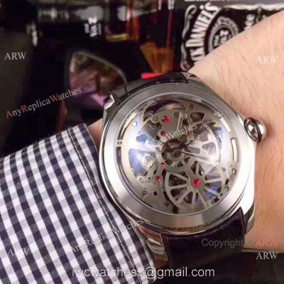 Buy Replica Corum Skeleton Bubble Squelette Silver Dial Watch 45mm watches