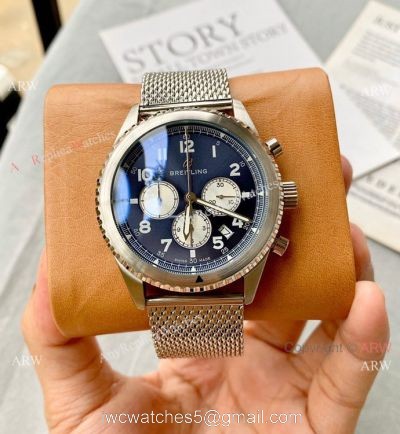 Vintage Style Breitling Premier Replica Watch Stainless Steel watches