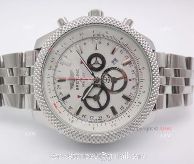 Breitling 1884 Bentley Motors White Face Replica Watch watches