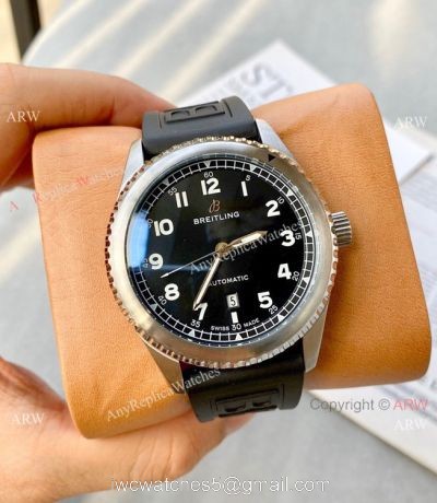 Vintage Style Breitling Premier Automatic Watch Black Dial watches