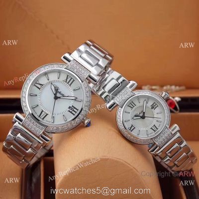 Chopard Imperiale Stainless Steel Diamond Quartz Watch Knockoff watches