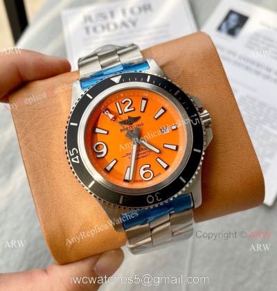 Breitling Superocean II Orange Dial Watches High Quality watches