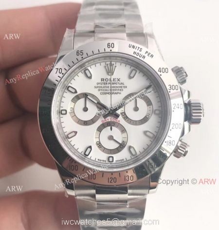 Noob Factory V8 Rolex Daytona With Face Stainless Steel 904L Watch 40mm ETA 4130 watches
