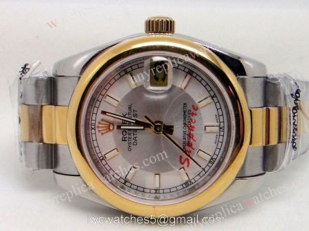 Rolex 2-Tone Datejust President Watchband Mens Replica Watch watches