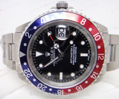 Swiss Eta 2836 Movement /Rolex GMT Master II Watch Red &038; Blue Bezel watches