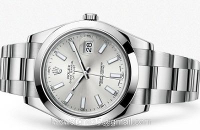 NEW UPGRADED Rolex Datejust II 41mm Replica Watch SS Oyster Silver Face AAA+ watches