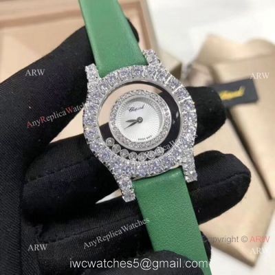 Top Grade Replica Chopard Happy Dreamg Ice Out Watches 32mm watches