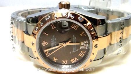 NEW Datejust 2-Tone Rose Gold Diamond Watch 31mm watches
