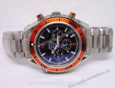 Omega Planet Ocean Automatic Omega Seamaster Orange Replica Watch / Orange Bezel watches