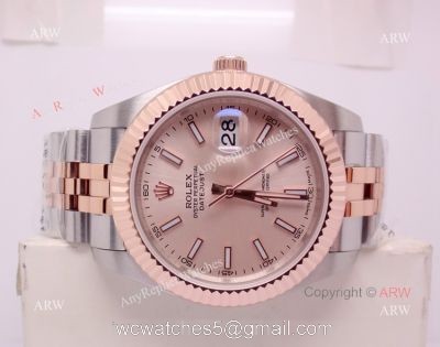 New Rolex Datejust 40mm 2-Tone Rose Gold Watch Shop Online watches